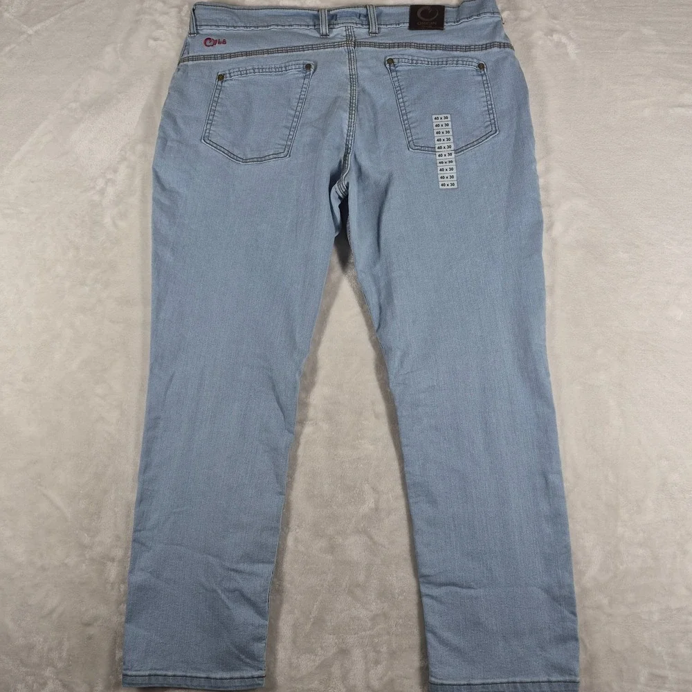 Origin Maine Jeans Men's 40x30 Blue Denim Delta 68 Tapered Stretch Casual NWOT‎